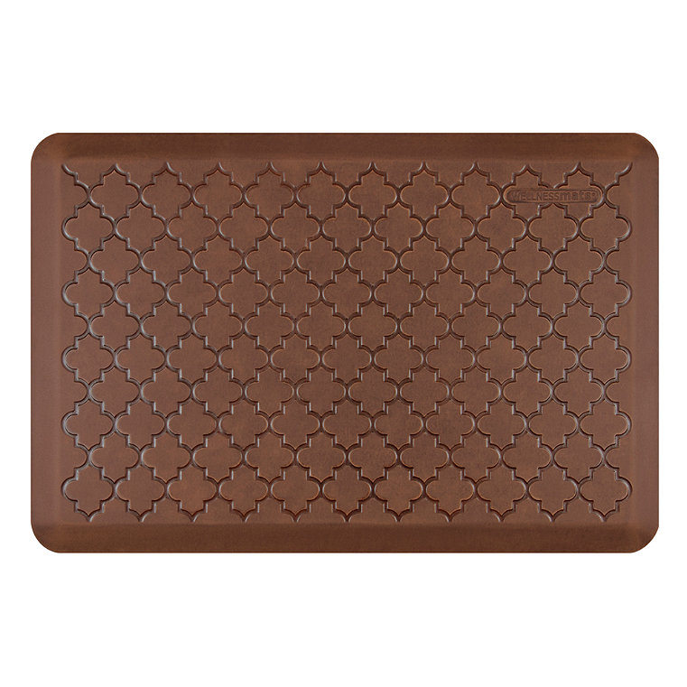 WellnessMats Estate Collection Trellis Comfort Mat - Antique Light, 6' x 2' Antique Light - Frontgate