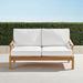 Cassara Loveseat with Cushions in Natural Finish - Rain Melon, Standard - Frontgate