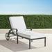 Carlisle Chaise Lounge with Cushions in Slate Finish - Guava, Standard - Frontgate