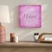 Red Barrel Studio® Yearwood 'Hogar (Home)' by Graffitee Studios Textual Art on Wrapped Canvas in Pink | 16 H x 16 W x 1.5 D in | Wayfair