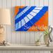 Highland Dunes Mina 'Seaside Parasol' by Graffitee Studios Graphic Art on Wrapped Canvas Canvas, Wood | 18 H x 24 W x 1.5 D in | Wayfair