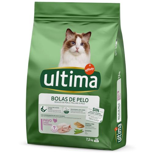 2x7,5kg Hairball Truthahn & Reis Affinity Ultima Katzenfutter trocken