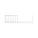 Carter's® Toddler Bed Rail, Solid Wood in White | 14.29 H x 51.14 W x 0.87 D in | Wayfair M14799W