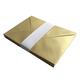 CYDPrinting C6 (A6) 114 x 162mm 14 Colours-100gsm Gummed Greeting Envelopes White/Coloured (500, Pearlescent Gold)