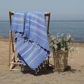 Highland Dunes Prado 100% Turkish Cotton Beach Towel Turkish Cotton in Blue | Wayfair 4E20A2560898495880BA27F156B0D83F