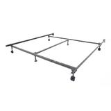 Wade Logan® Audreauna 7.5" Folding Steel Bed Frame Metal in Gray | 7.5 H x 76 W x 70 D in | Wayfair 2349CD42A6A144C2BA4F58569E6DE5CC