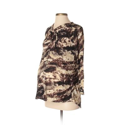 Everly Grey 3/4 Sleeve Top Brown...