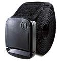 BETTA Men's Elastic Stretch Belt with Adjustable Buckle - Black -