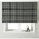 Riva Paoletti Aviemore Blackout Roman Blind - Grey - Heritage Tartan Check - Faux Wool Effect - Fittings Included - 100% Polyester - 153cm width x 137cm drop (60" x 54" inches)