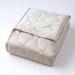Nikki Chu Reversible Quilted Blanket Velvet, Polyester in Gray | 90 W in | Wayfair BL001188-Q-SILV