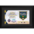 Notre Dame Fighting Irish Framed 10" x 18" 2018 NCAA Women's Basketball National Champions Collage