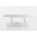Latitude Run® Malibu Metal Dining Table Metal in White | 29 H x 94 W x 35 D in | Outdoor Dining | Wayfair CAE83485FF994B11BEC9D92F62D2B681