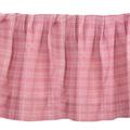 August Grove® Hensel 18" Bed Skirt Cotton in Pink | 78 W x 80 D in | Wayfair 5CEFE68F8C794C68B533ABD82921017A