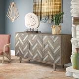 Hooker Furniture Melange Natural Beauty Credenza Wood in Brown/Gray | 36 H x 70 W x 19.25 D in | Wayfair 638-85389-MWD