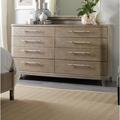 Hooker Furniture Affinity 8 Drawer Dresser Wood in Brown/Gray | 37.75 H x 68 W x 18 D in | Wayfair 6050-90002-GRY