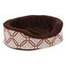 Petmate Fashion Foam Lounger Doughnut Polyester in Brown | 5 H x 18 W x 14 D in | Wayfair 80244