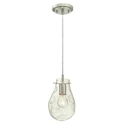 Westinghouse 63291 - 1 Light Brushed Nickel Clear ...