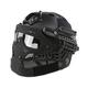 PJ Type Fast Molle Airsoft and Paintball Tactical Protective Fast Helmet ABS Tactical Mask with Goggle for Airsoft Paintball WarGame CS