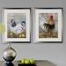 August Grove® 'Farmhouse Rooster' 2 Piece Framed Graphic Art Print Set Paper in Blue/Red/Yellow | Wayfair D937CEF06CDC4F13AAB59A15C30C0158