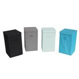 Byourbed Tusk College Storage Folding Laundry Hamper Fabric | 25 H x 14 W x 14 D in | Wayfair F3-1-1-25414-AQUA