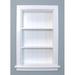 14x24 Recessed Aiden Wall Niche by Fox Hollow Furnishings, Wood in White | 26.5 H x 16.5 W x 5.25 D in | Wayfair 401FHWN-XLW