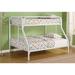 Zoomie Kids Jenning Classic Twin Over Full Bunk Bed in White | 59 H x 57 W x 78.5 D in | Wayfair 2300326811E64EAFA5F12F18BC570944