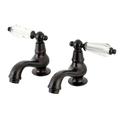 Kingston Brass Wilshire Basin Tap Bathroom Faucet in Brown | 2.5 H in | Wayfair KS1105WLL