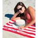 Highland Dunes Antonie Cabana Beach Towel Polyester in Red/White/Blue | Wayfair FCEA72D3A19D408FB36FDD3E55DA0247
