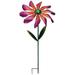 August Grove® Rosengard Flower Spinner Metal in Pink | 44.25 H x 15 W x 15 D in | Wayfair TDFL1005 60349747