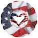 East Urban Home Flag Heart New 2017 Spinner Metal | 6 H x 6 W x 1 D in | Wayfair 30933D963FD34A3B93E0142F547A42F8