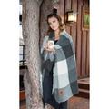 Terry Town Yorkshire Plaid Blanket Wool in Gray | 50 W in | Wayfair DP2902-PLAID-1