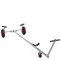 SUPROD Foldable Launching Trolley, Dinghy Trolley, Hand Trailer, TR350-L, black/red