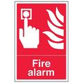 vsafety "FIRE ALARM", Portrait, (3 Stück), 200 mm x 300 mm, 3