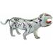 Dakota Fields Tilda Glass Tiger Figurine Glass in Gray | 6 H x 14.5 W x 1 D in | Wayfair E14045D0E47449CF845265A14AC46510