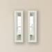 House of Hampton® Truluck 2 Piece Panels Traditional Mirror Set Metal | 37.5 H x 9.5 W x 1.25 D in | Wayfair 666520248BBC4DA19150128492066DAE