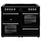 Belling Farmhouse 110E 110cm Electric Range Cooker With Ceramic Hob Black