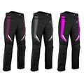 RKsports Ladies 737 Motorcycle Motorbike Waterproof Textile Trousers CE (3 Colours) (Purple, 16)