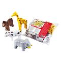 Theo Klein 0071 - Funny Puzzle Magnetic Animals 1+ With 4 Animals In A Bag Multi-coloured