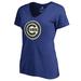 Women's Fanatics Branded Royal Chicago Cubs Armed Forces Wordmark T-Shirt
