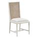 One Allium Way® Silk Side Chair Wood/Upholstered in White | 39.5 H x 19.5 W x 21.5 D in | Wayfair 8B851C90CD014E48BFD3AD805F2CC125