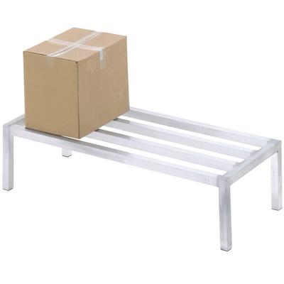 Channel ADE2024 24" x 20" x 12" Heavy-Duty Tubular Style Aluminum Dunnage Rack - 2000 lb. Capacity
