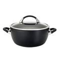 Circulon 87382 Hard Anodized Nonstick Stir Fry/Wok Pan with Helper Handle, Stainless Steel