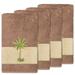 Bayou Breeze Krupa 4 Piece 100% Premium Turkish Cotton Bath Towel Set Terry Cloth in Brown | 27 W in | Wayfair 0941567FB06041868E60297B789311A6