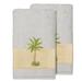 Bay Isle Home™ Mcleod 2 Piece Turkish Cotton Bath Towel Set Terry Cloth/Turkish Cotton in Gray/White | 27 W in | Wayfair