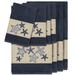 Highland Dunes Lydia 100% Turkish Cotton Embellished 8 Piece Towel Set Terry Cloth in Gray/Black | 27 W in | Wayfair