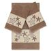 Highland Dunes Lydia 100% Turkish Cotton Embellished 3 Piece Towel Set Terry Cloth in Brown | 27 W in | Wayfair 659950AE3D854A7E9F736F441184C297