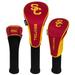 USC Trojans Driver Fairway Hybrid Set of Three Headcovers