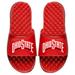 Men's ISlide Red Ohio State Buckeyes Wordmark Slide Sandals