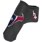 Houston Texans Black Putter Blade Cover