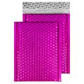 Blake Purely Packaging C5+ 250 x 180 mm Peel and Seal Metallic Padded Bubble Envelopes (MBP250) Party Pink - Pack of 100